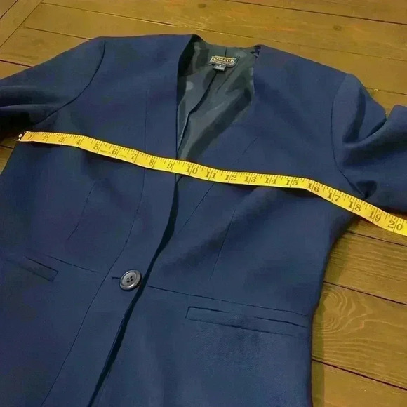 Pendleton Women’s Blazer Blue sz 6 Virgin Wool - Picture 4 of 8